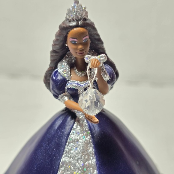 Hallmark Keepsake Ornament African-American Barbie Millennium Princess 1999 - Picture 8 of 11